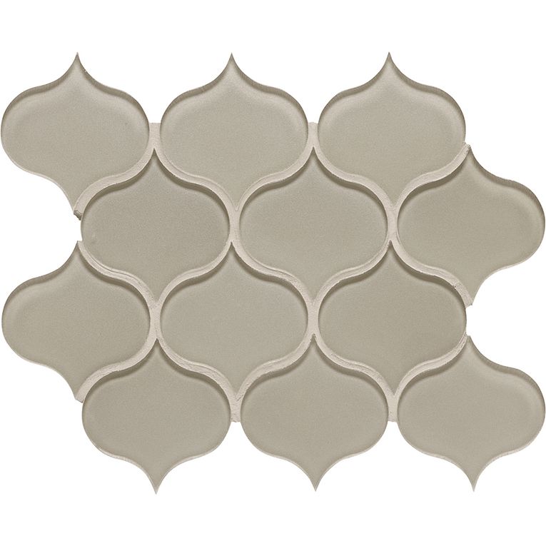 Arizona Tile - Dunes Series - Arabesque Glass Mosaic - Sand