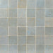 lungarno - Zellige Classique 4 in. x 4 in. Glazed Terracotta Wall Tile - Gris Perle Installed