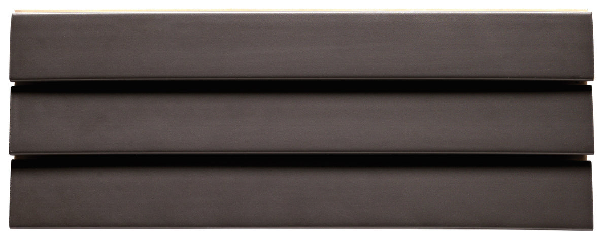 Emser Tile - Enhance - Radiant - 6&quot; x 16&quot; - Extruded Glazed Porcelain - Wave Black