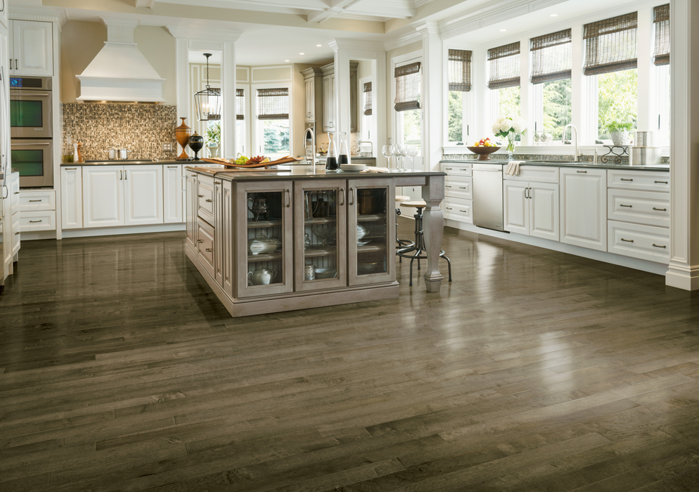 Hartco - Prime Harvest Maple Solid Hardwood - Canyon Gray 5" Room Scene