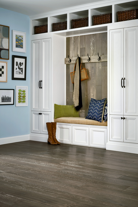 Hartco - TimberBrushed Gold - Limed Industrial Style Room scene