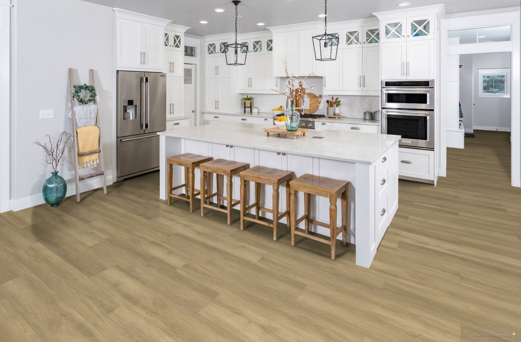 FirmFit - Intown Collection - 9 in. x 60 in. Luxury Vinyl Plank - Parkview Room Scene