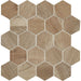 Arizona Tile - Aequa Series - 3" x 3" Porcelain Hex Mosaic - Silva