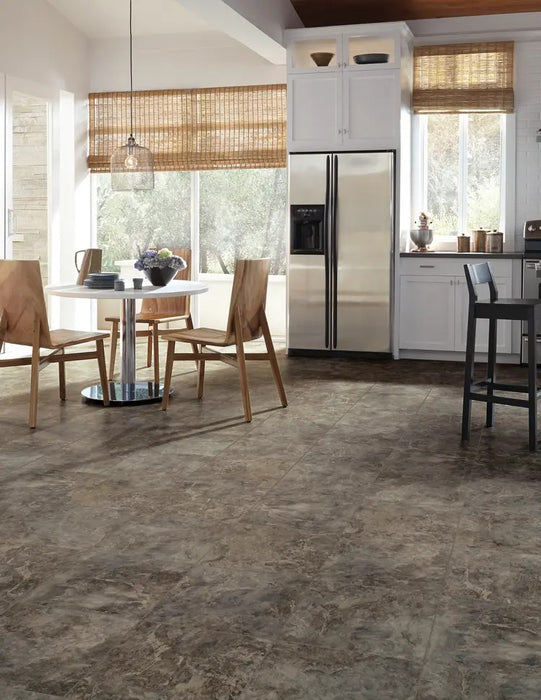 Mannington - ADURA Flex 18" x 18" Rushmore - Black Hill floor installation