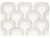 Anatolia - Cabana 8 in. x 15 in. Tumbled Stone Pebble Mosaic - Flow - Horizon