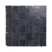 Lungarno - Zellige Bespoke - Crosshatch Terracotta Mosaic - Indigo Mist