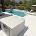 Arizona Tile - Invictus Vein Cut Chevron Matte Porcelain Mosaic - Ivory wall installation