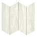 Arizona Tile - Invictus Vein Cut Chevron Polished Porcelain Mosaic - Ivory
