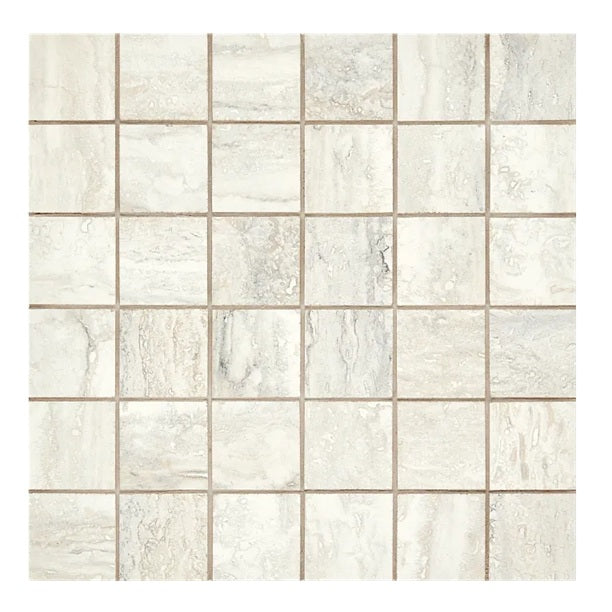 Arizona Tile - Invictus Vein Cut 2x2 Porcelain Mosaic - Ivory