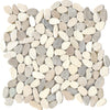 See Emser Tile - Opuscar - Stone Pebble Mosaic - Light
