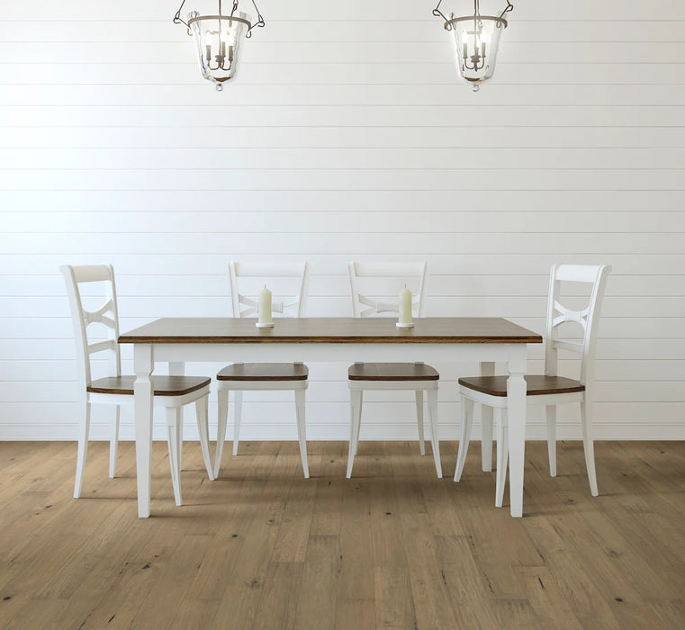 Dixie Home - Pacific Pecan Hardwood - Keown Pecan floor installation