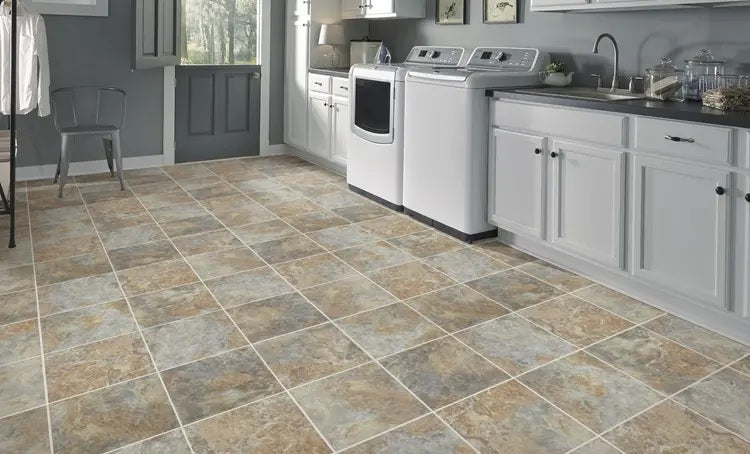 Mannington - ADURA Flex 18" x 18" Rushmore - Keystone floor installation