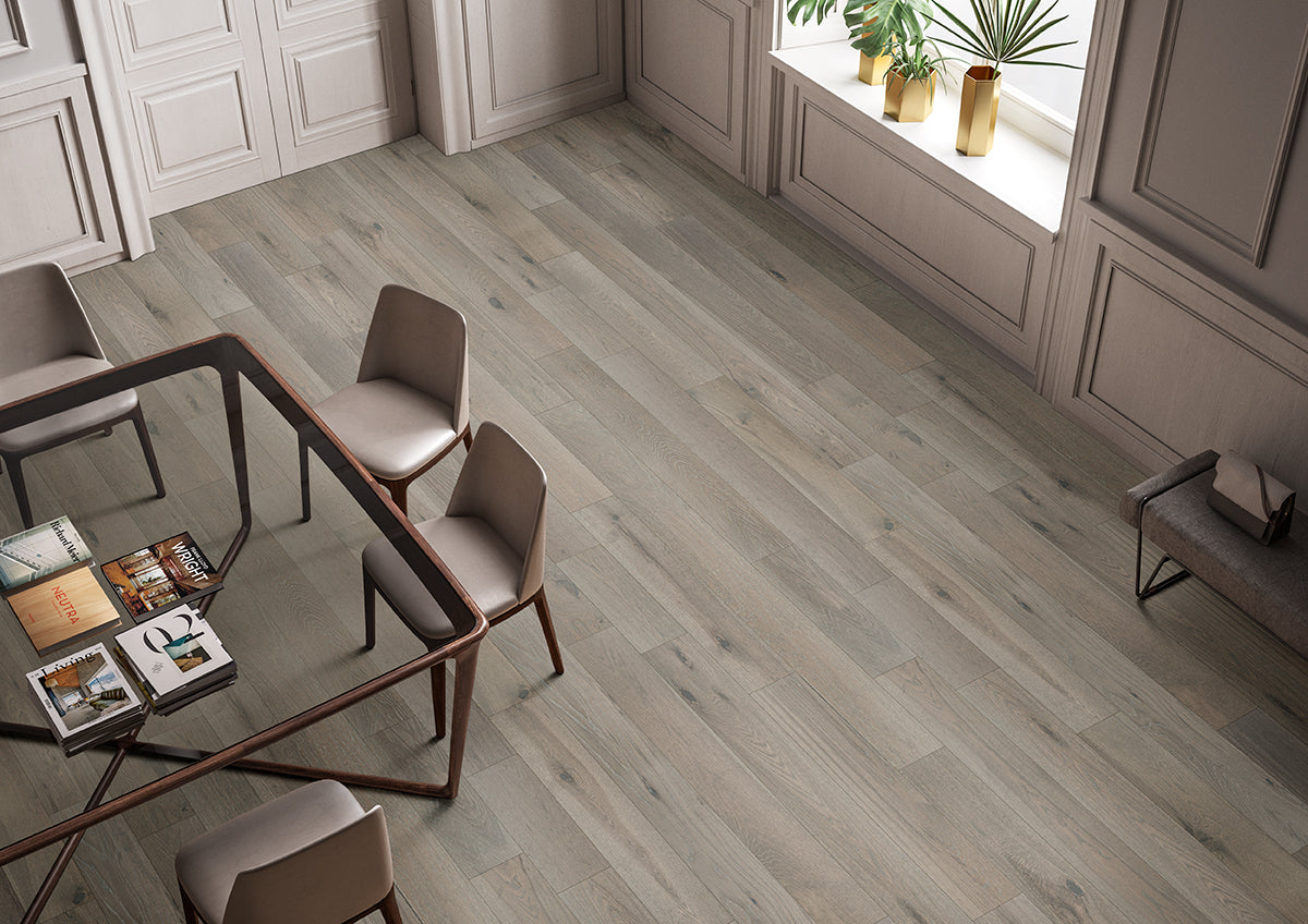 MSI - Ladson - 7.5 in. x 75.5 in.  Engineered Hardwood - Milledge Room Scene