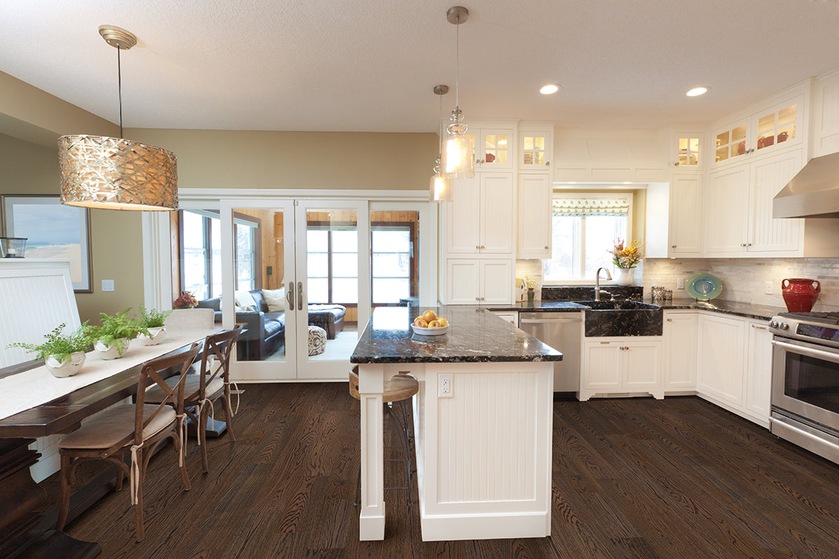 MSI - Ladson - 7.5 in. x 75.5 in.  Engineered Hardwood - Thornburg Kitchen Install