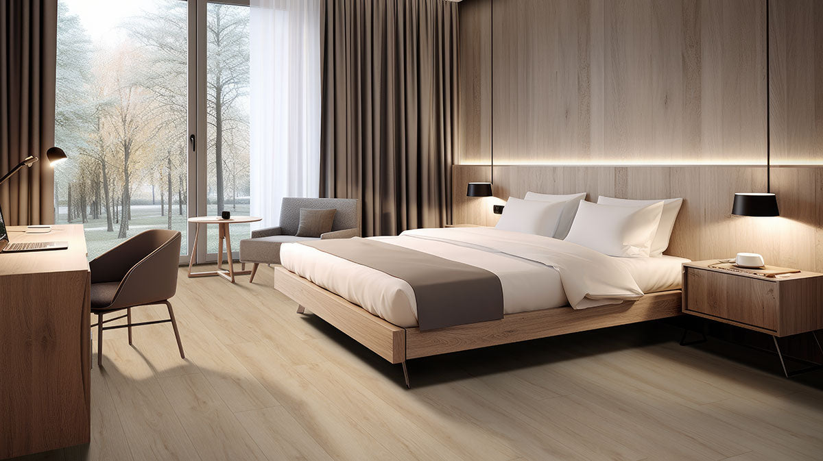 MSI - Laurel Luxury Vinyl Plank - Fallonton Bedroom Install