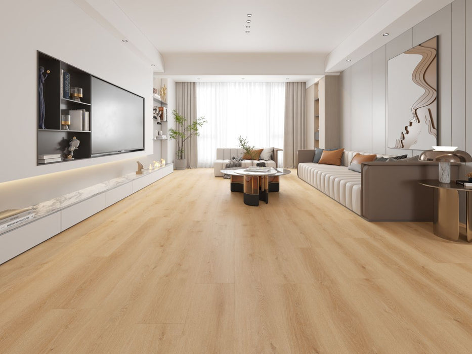 Lions Floor - Comfort Heights 9 1/4" x 60" Laminate - Baywood Place Room Scene