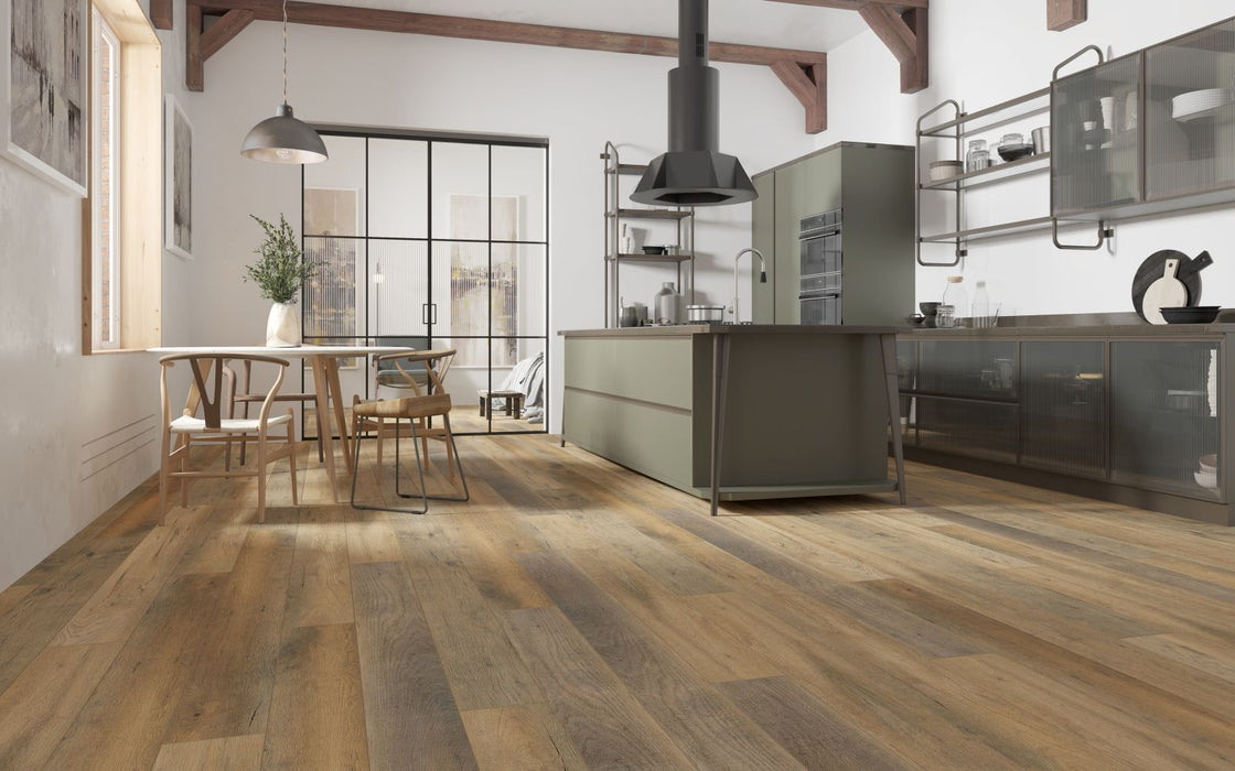 Lions Floor - Lone Star Spirit SPC - Odessa Palm Installed