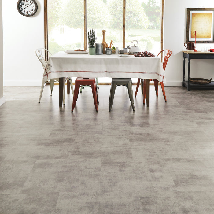 Karndean - LooseLay - 19.7 in. x 24 in. Stone Vinyl Tile - Colorado Room Scene