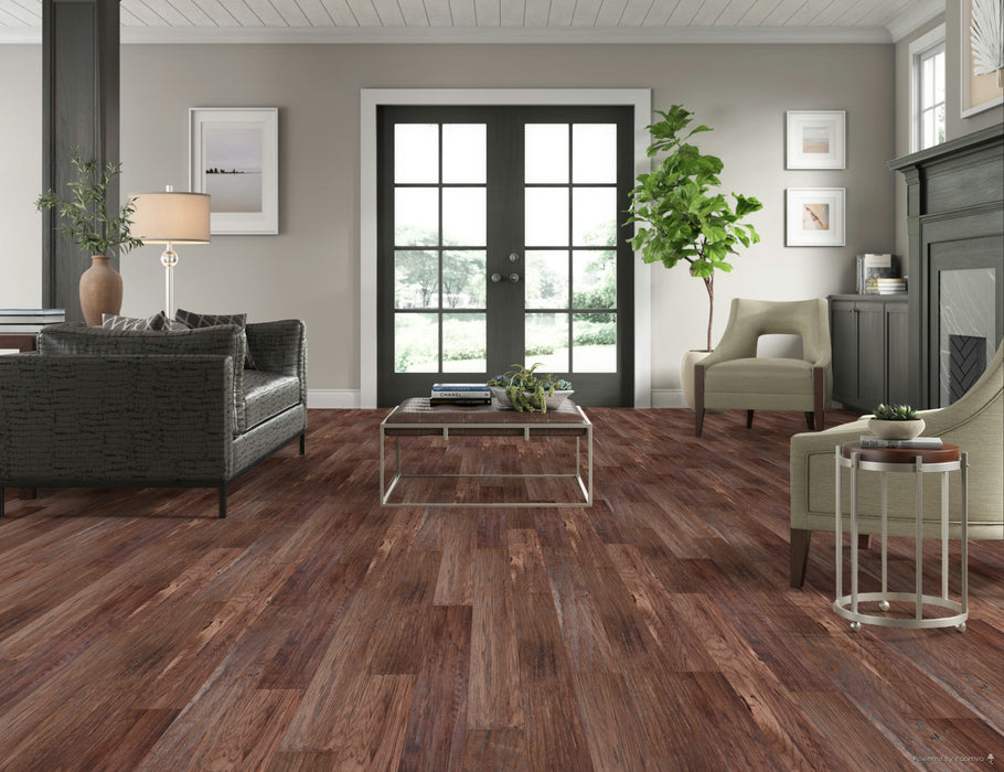 LM Flooring - River Ranch Collection - Tobacco Hickory Installed