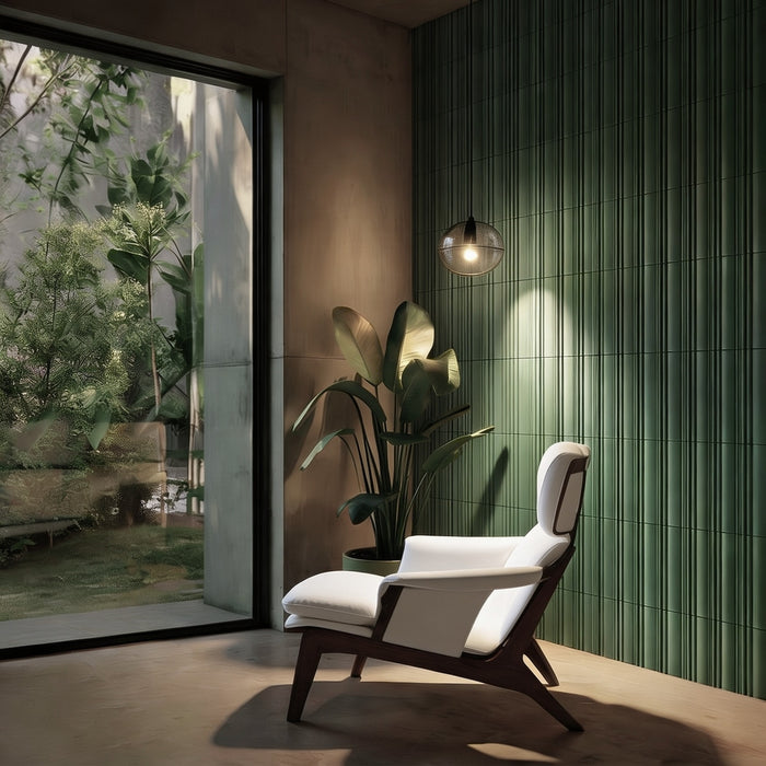 Emser Tile - Luma - 4" x 15" Matte Porcelain Tile - Kale