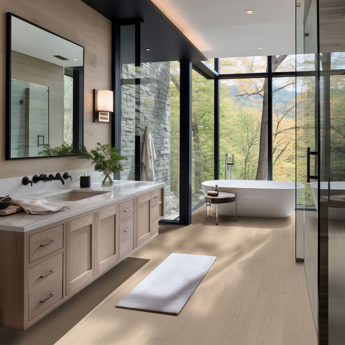 MSI - Laurel Luxury Vinyl Plank - Malta Bathroom Install