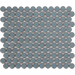 Maniscalco - Chameleon Series - 1" x 1" Porcelain Penny Round Mosaic - Blue Denim