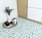 Maniscalco - Provence - Mini Provenzal 2 in. x 4 in. Porcelain Mosaic - Calacatta Installed