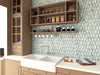 Maniscalco - Provence - Mini Provenzal 2 in. x 4 in. Porcelain Mosaic - Calacatta Wall Install