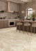 Mannington - Adura Apex - Luxxe 13.6 in. x 11.8 in. Hexagon Luxury Vinyl Tile - Pearl Room Scene