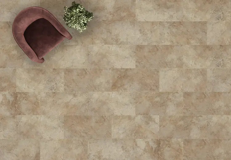 Mannington - Adura Apex - Luxxe 12 in. x 24 in. WPC Luxury Tile - Caviar Installed