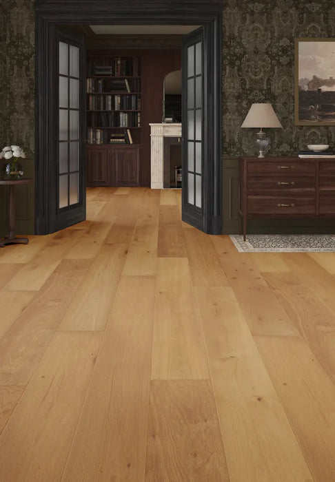 Mannington - Inferno Collection - 9 1/2 in. Engineered Hardwood - Ember Room Scene
