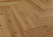 Mannington - Maison Collection - Provence Herringbone Engineered Hardwood - Champagne Close View