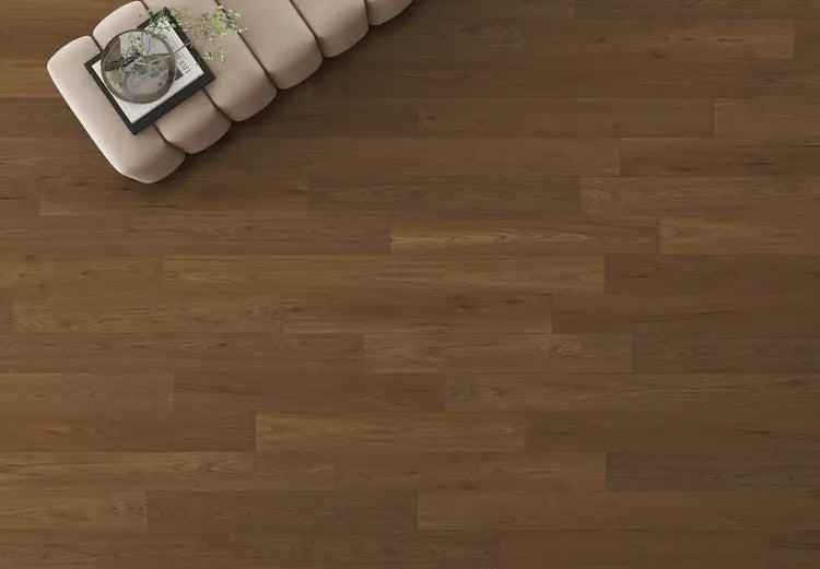 Mannington - Tandem Collection - 7 1/2 in. Engineered Hardwood - Umber Installed