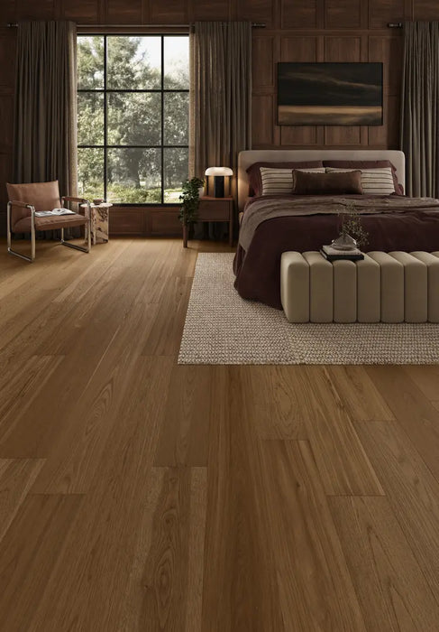 Mannington - Tandem Collection - 7 1/2 in. Engineered Hardwood - Umber Room Scene