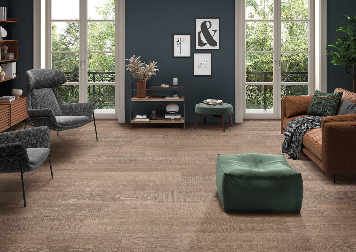 MSI - McCarran - 9.5 in. x 86 in.  Engineered Hardwood - Hinton Room Scene