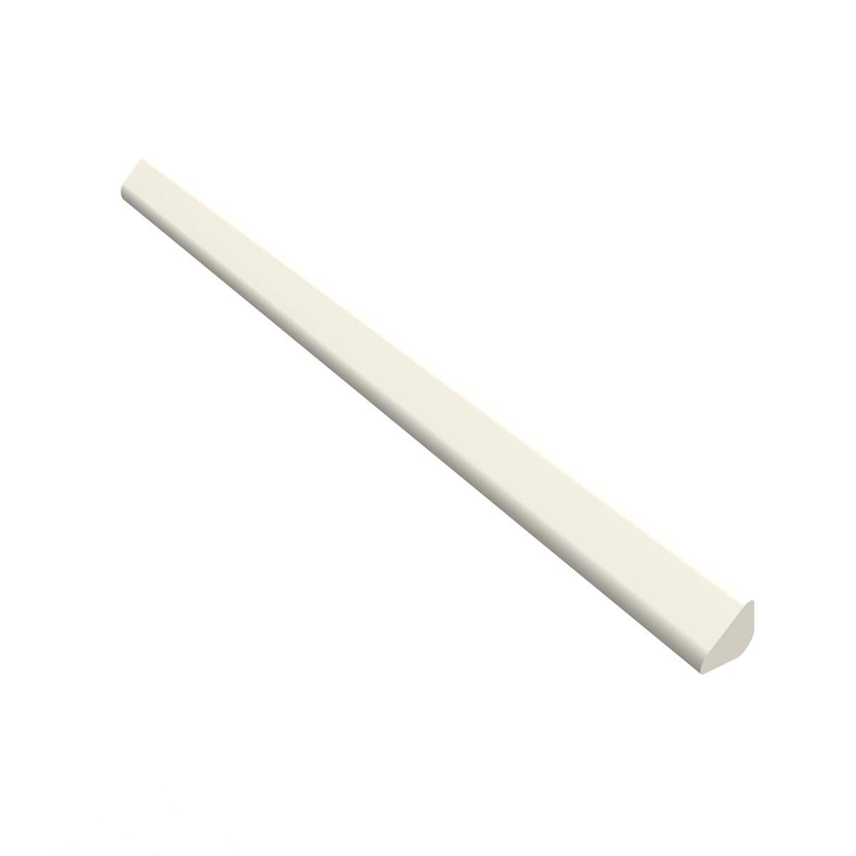 Lungarno - Beat 0.5&quot; x 8&quot; Jolly Tile Trim - Satin Milk