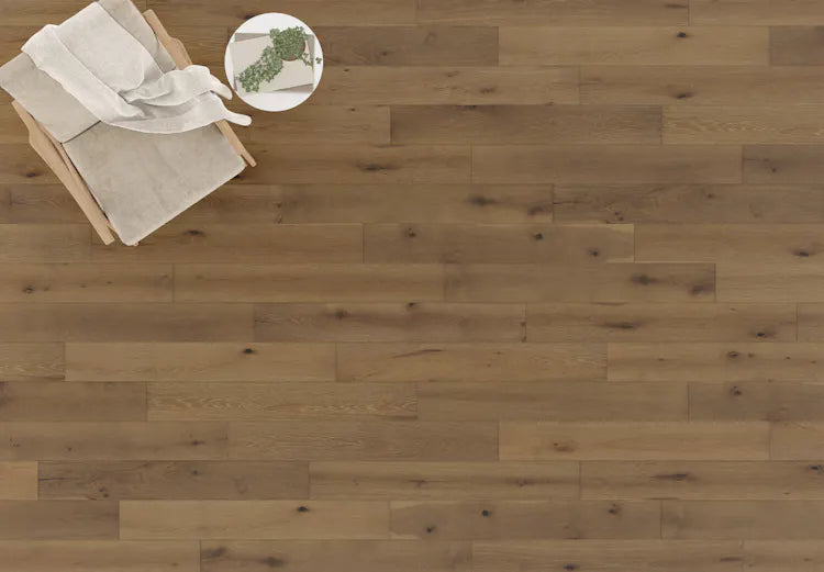 Mannington - Monogram Engineered Hardwood - Mocha Installed