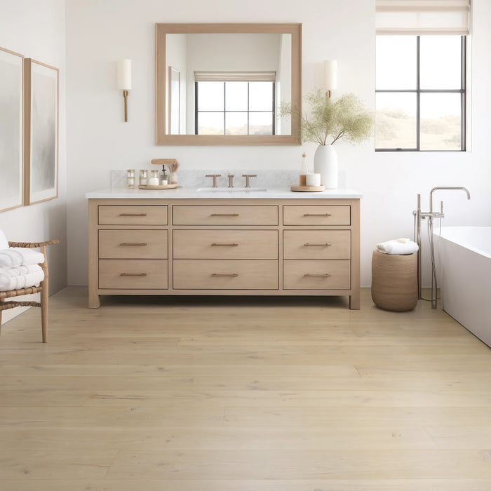 Mohawk - TecWood Enhanced | Madera Trace - Topeka Taupe Oak Room Scene
