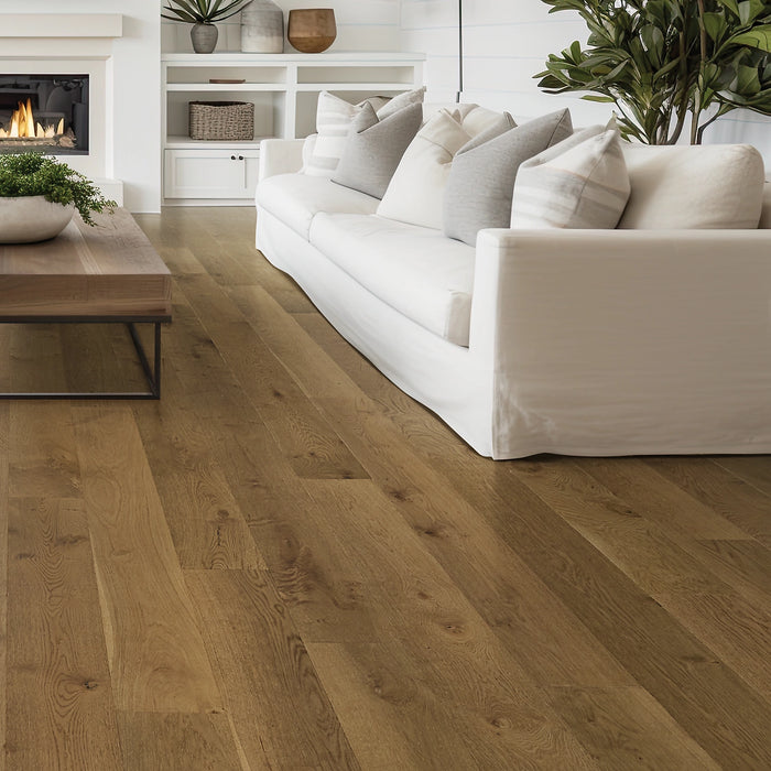 Mohawk - TecWood Plus | Bowery Park - Malted Grain Oak Room Scene