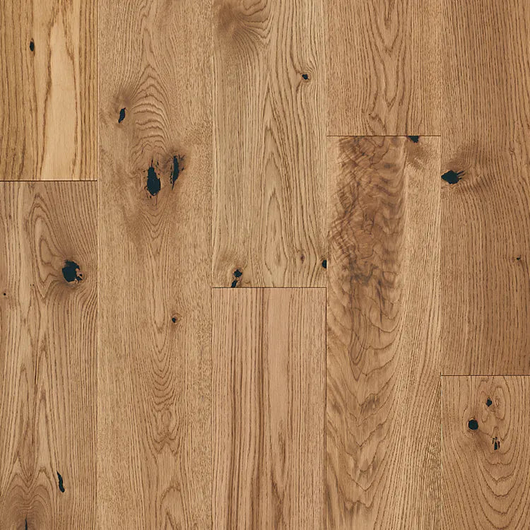 Mannington - Normandy Oak Engineered Hardwood - Brandy