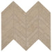 Marazzi - Modern Formation Porcelain Chevron Mosaic - Overland Beige