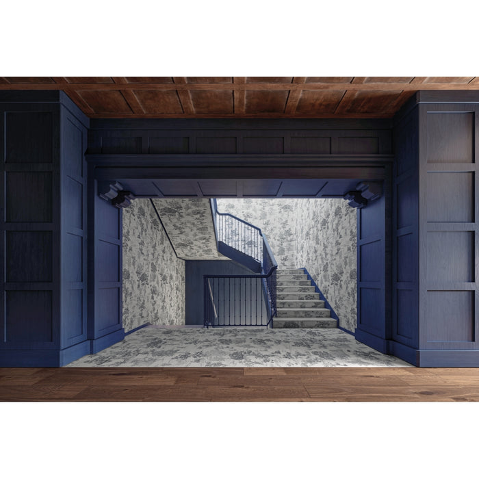 Emser Tile - Parati - 24 in. x 47 in. Deco Porcelain Wall Tile - Maison Installed 2