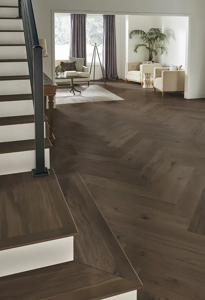 Mannington - Latitude Collection Park City Herringbone - Olympic Room Scene