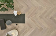 Mannington - Latitude Collection Park City Herringbone - Snowcap Installed