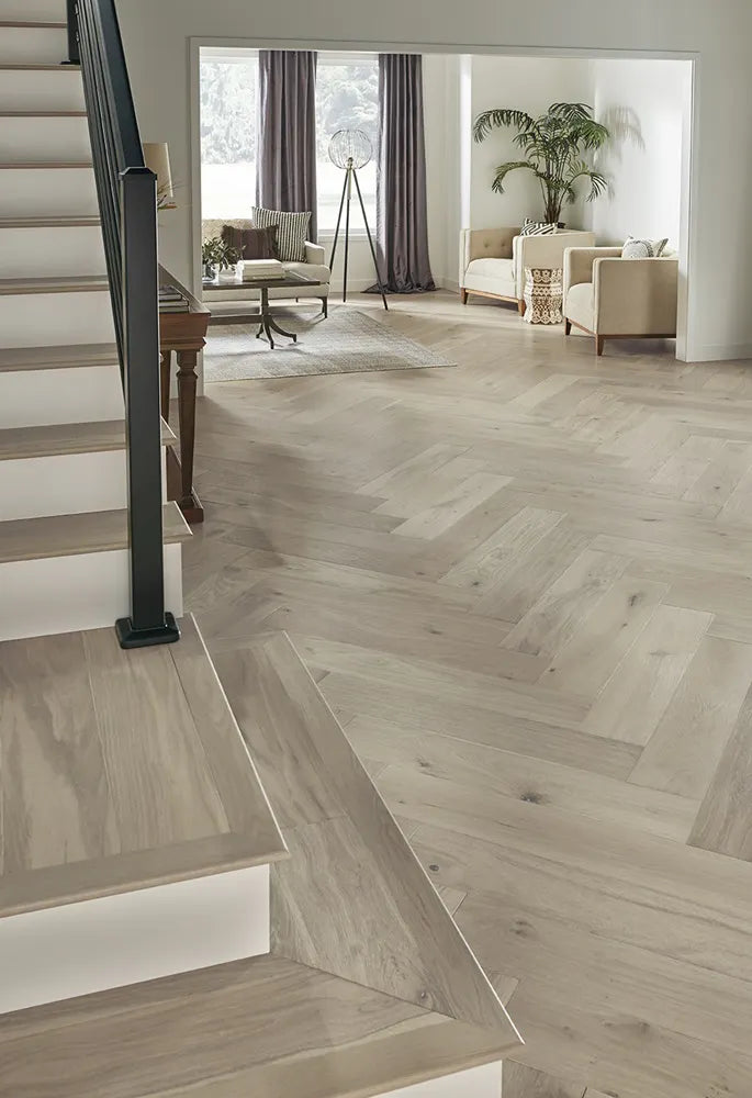 Mannington - Latitude Collection Park City Herringbone - Wintry