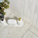 Arizona Tile - Invictus Vein Cut Series - 24" x 48" Matte Porcelain Tile - Pearl floor installation