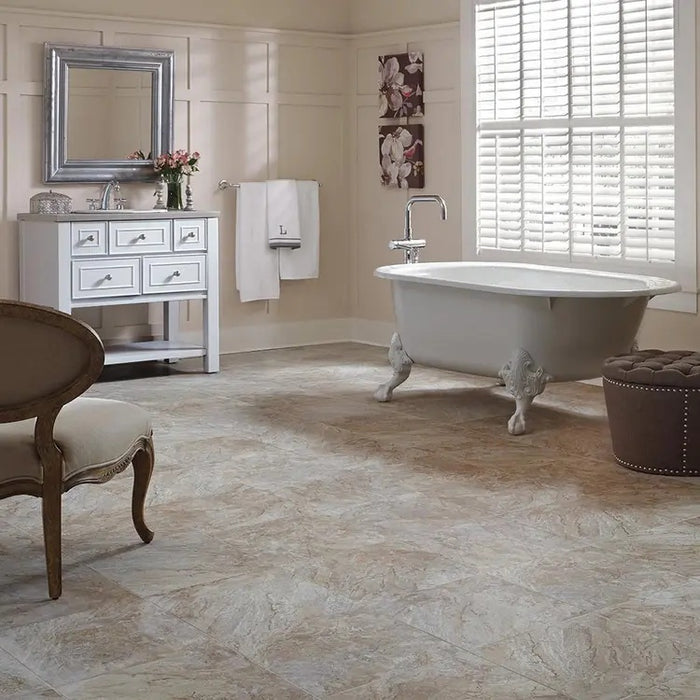 Mannington - ADURA Flex 18" x 18" Century - Pebble floor installation