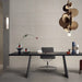 Arizona Tile - Intense Series - 24" x 48" Rectified Porcelain Tile - Trait Perle wall installation