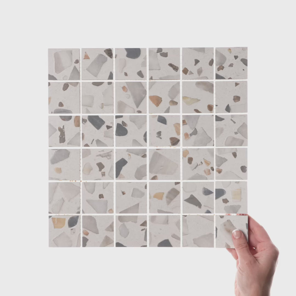 Marazzi - Curation 2 in. x 2 in. Matte Porcelain Straight Joint Mosaic - Shore