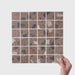 Marazzi - Curation 2 in. x 2 in. Matte Porcelain Straight Joint Mosaic - Clay